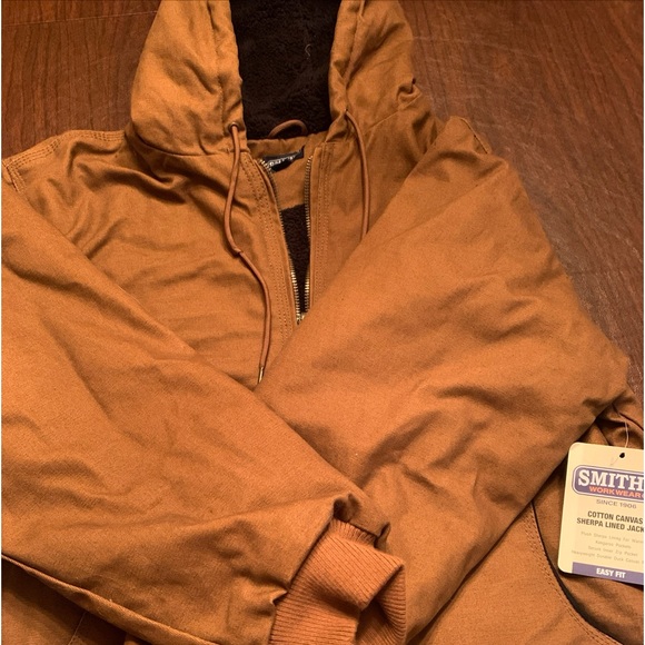Smith’s Workwear NWT Cotton Canvas and Sherpa Size Large Jacket - Picture 1 of 6